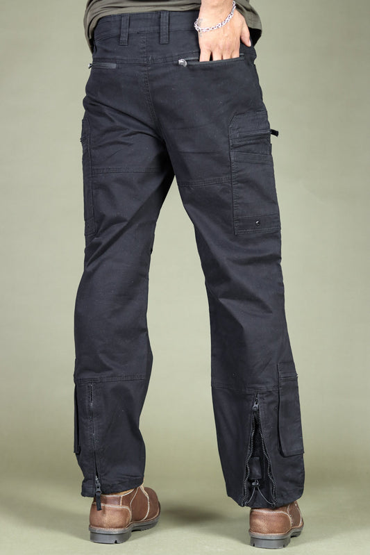 STRAIGHT ZIP 12 POCKET CARGO WITH ADJUSTABLE BOTTOMS - ST-53
