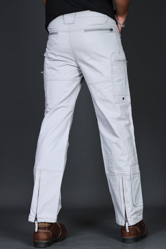 STRAIGHT ZIP 12 POCKET CARGO WITH ADJUSTABLE BOTTOMS ST-53