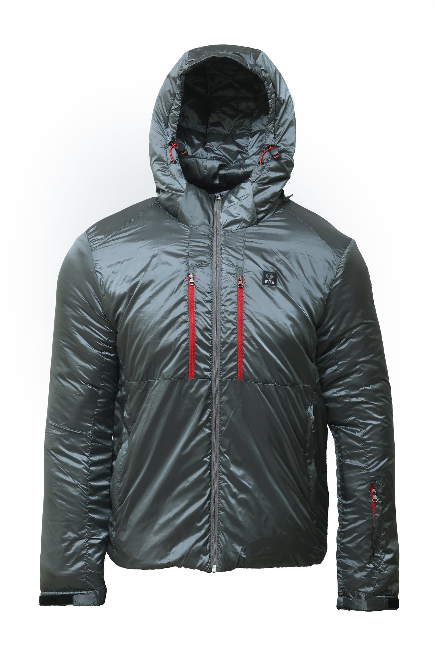 Waterproof Winter Jacket for Men – Shining Cell Jacket with Red Zip