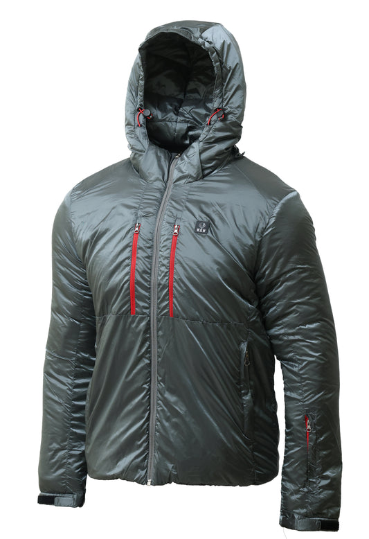 Waterproof Winter Jacket for Men – Shining Cell Jacket with Red Zip
