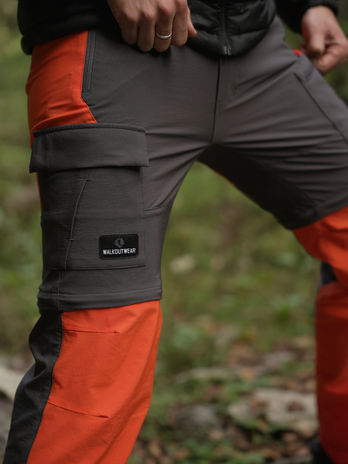 ORANGE-DARK GRAY