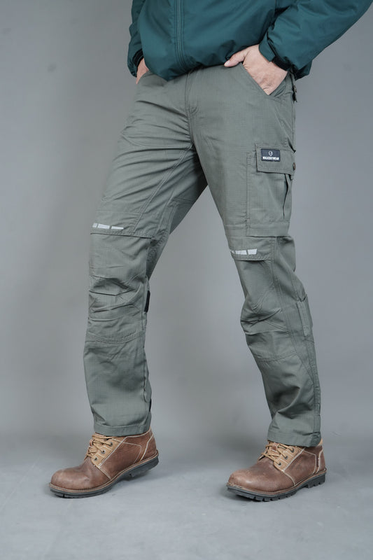 Premium Soldier-Wear Multi-Pocket Cargo (L-Olive) style 2.0