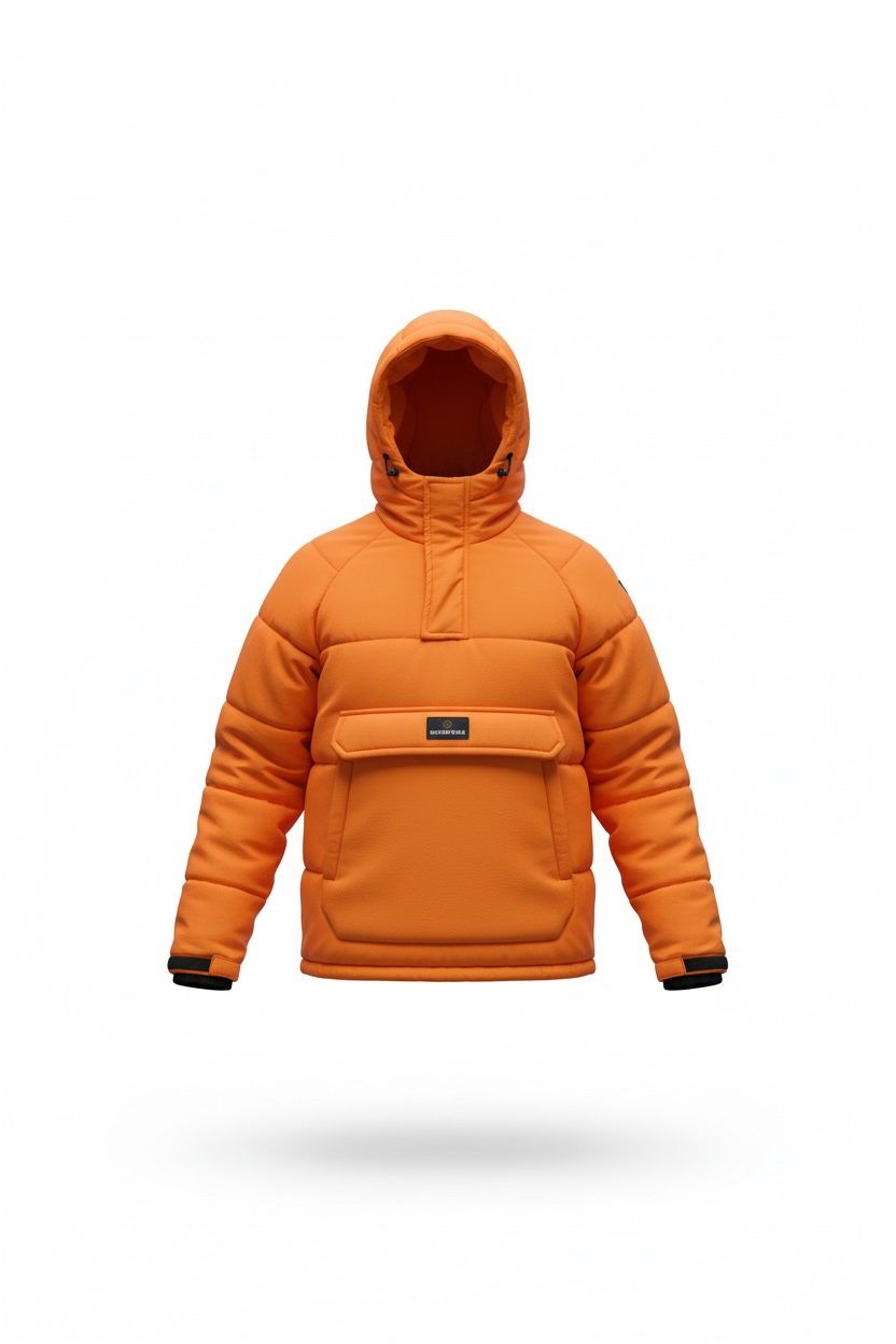 Cloud Hood Jacket – Korean Style Winter Puffer Jacket with High-Warmth Insulation & Oversized Pocket