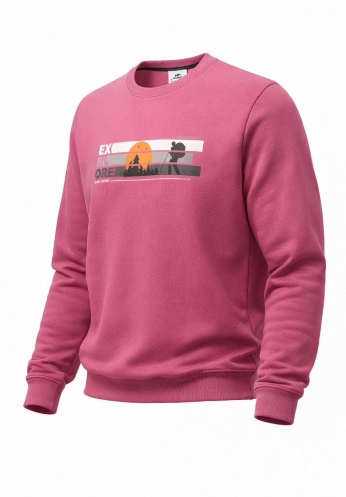 “Explore” Cotton Sweatshirt – Warm, Soft & Comfortable