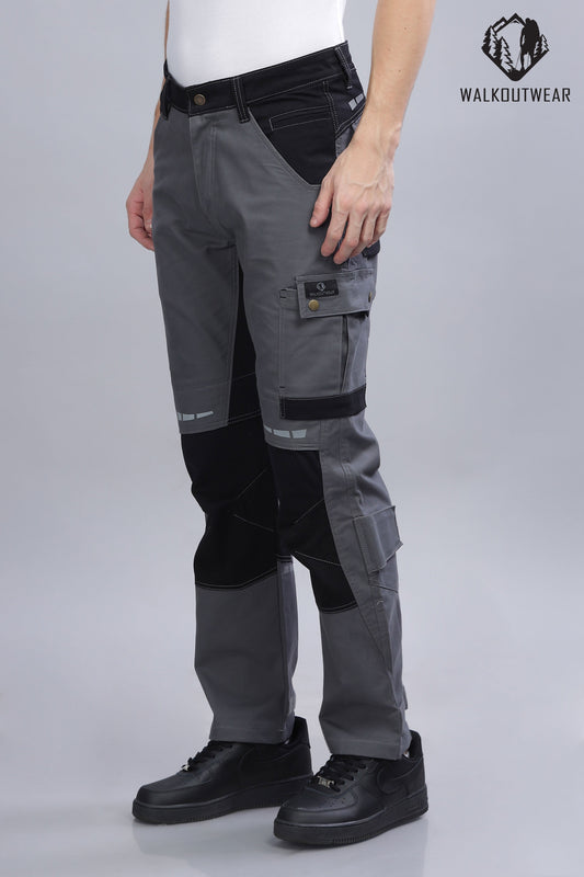 2.0 Premium Soldier-Wear Multi-Pocket Cargo (Grey-Black)