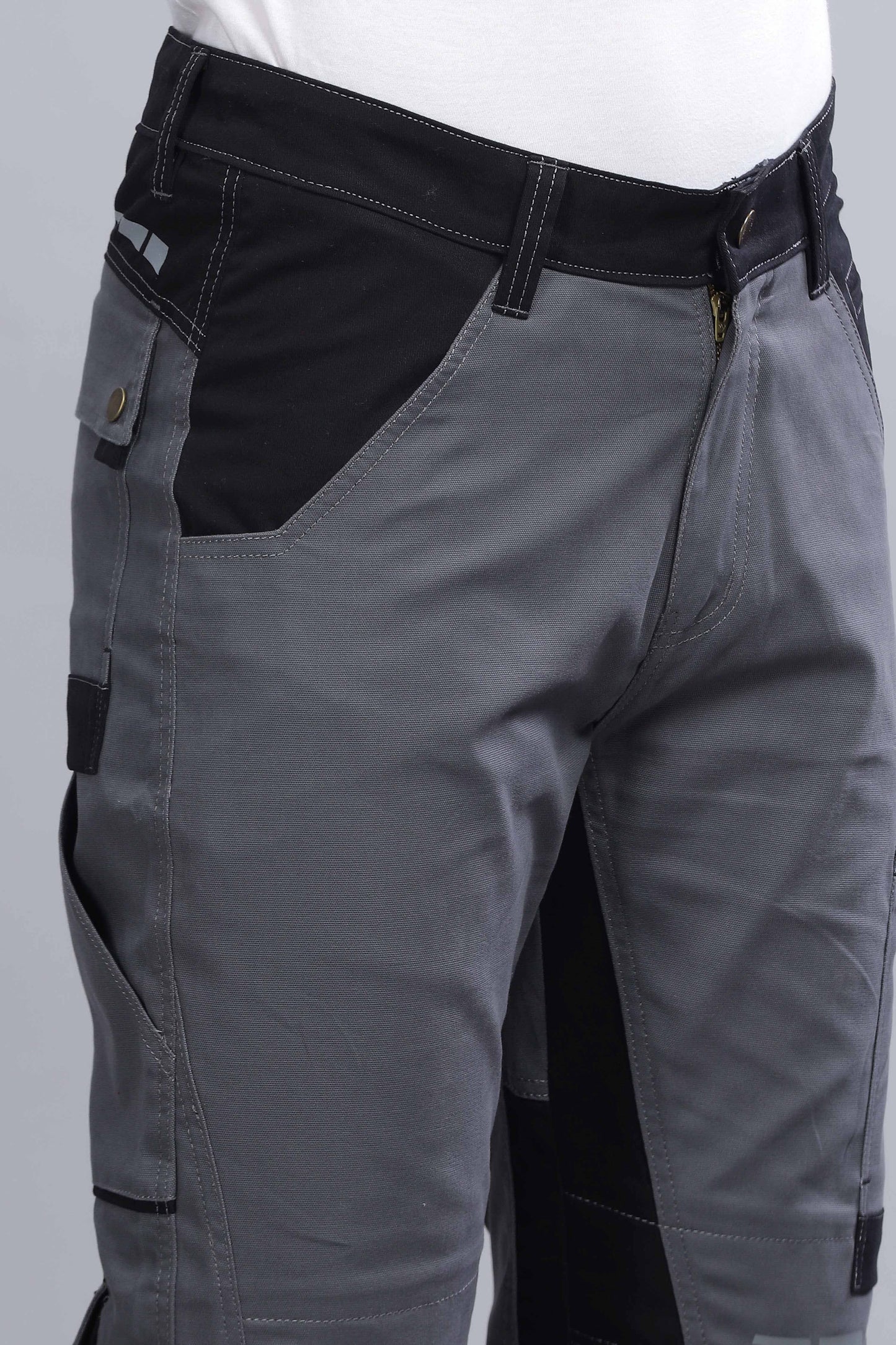 2.0 Premium Soldier-Wear Multi-Pocket Cargo (Grey-Black)