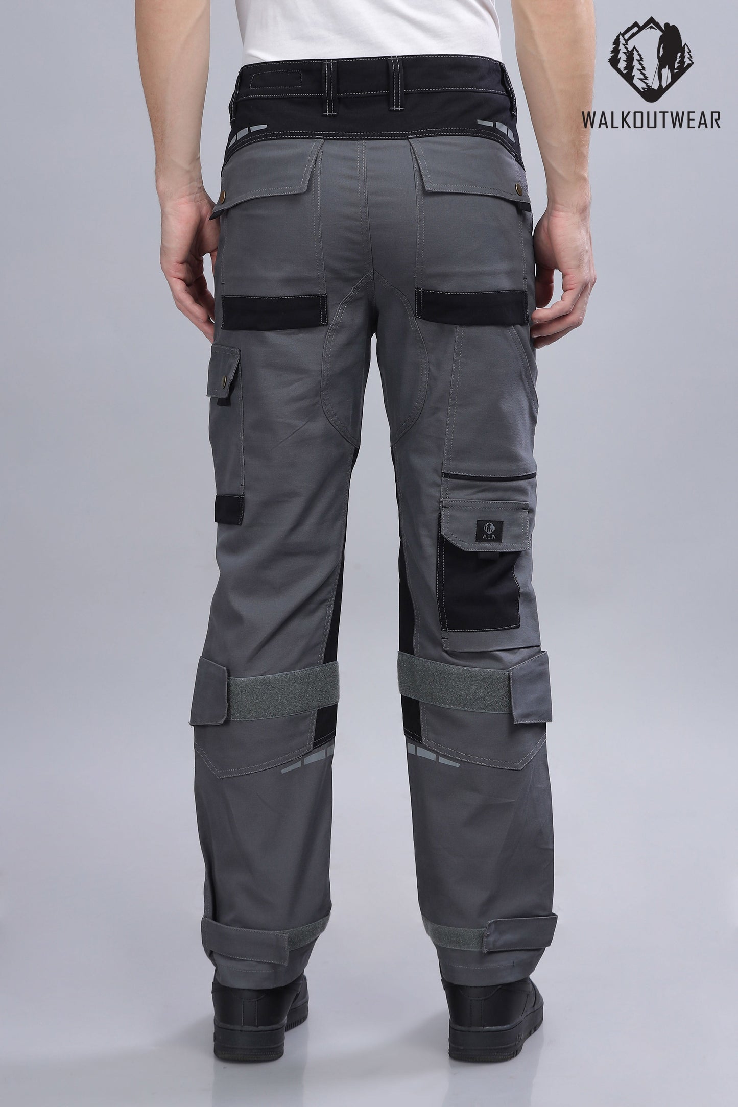 2.0 Premium Soldier-Wear Multi-Pocket Cargo (Grey-Black)
