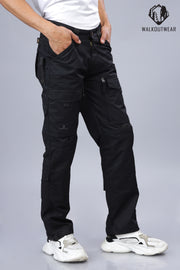 Soldier-Wear Straight-Pocket Cargo (Black)