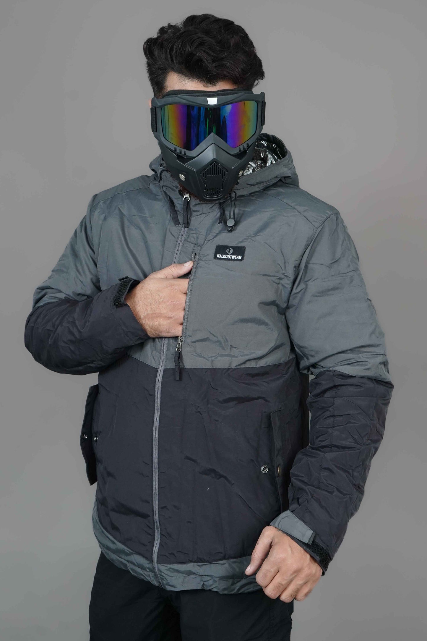 WHO-JACKET-10 ST-02 GRAY BLACK