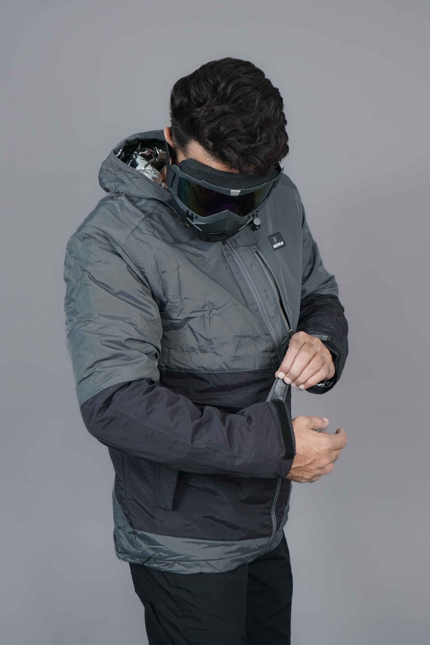 WHO-JACKET-10 ST-02 GRAY BLACK