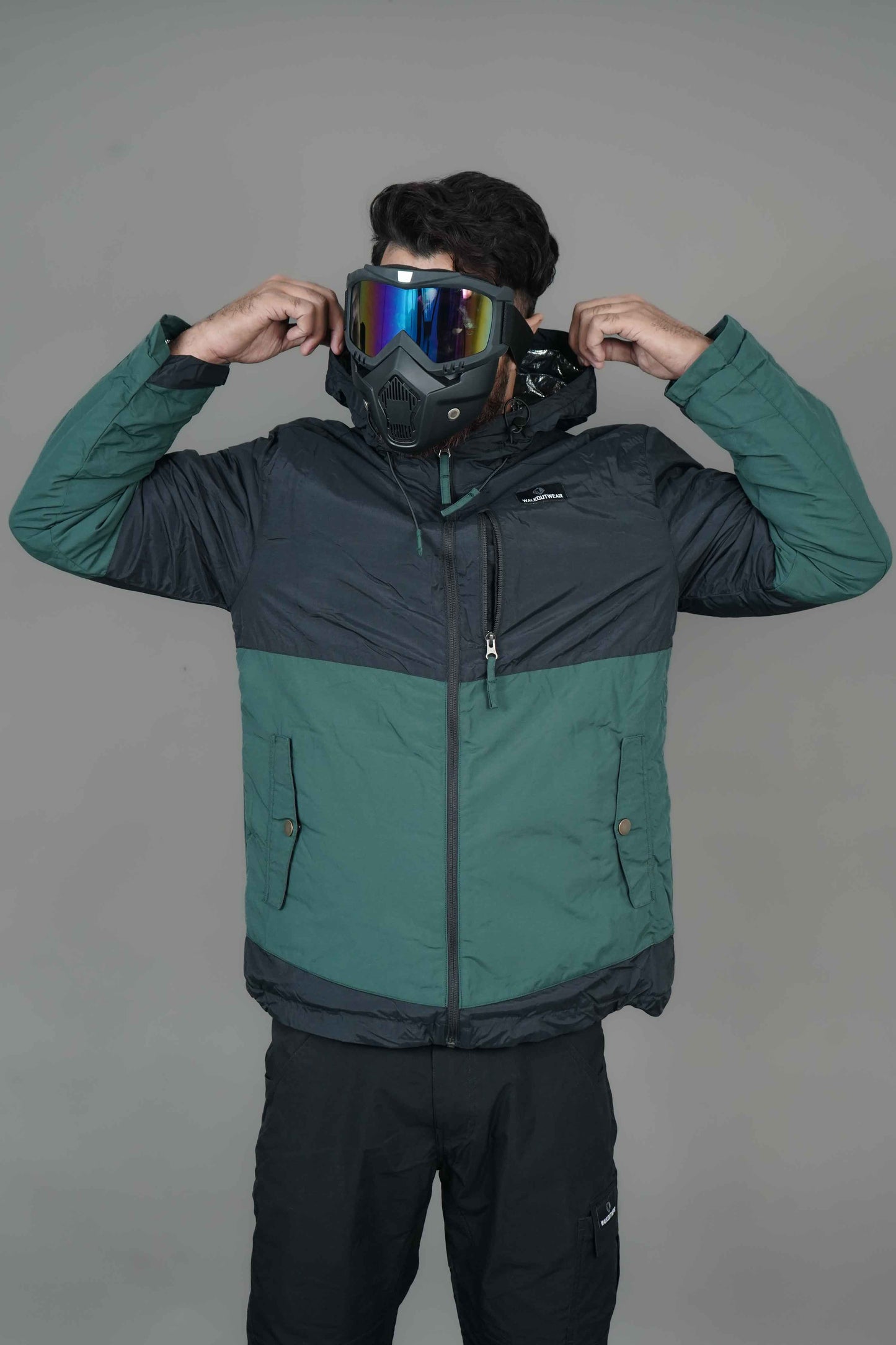 WHO-JACKET-10 ST-02 BLACK GREEN