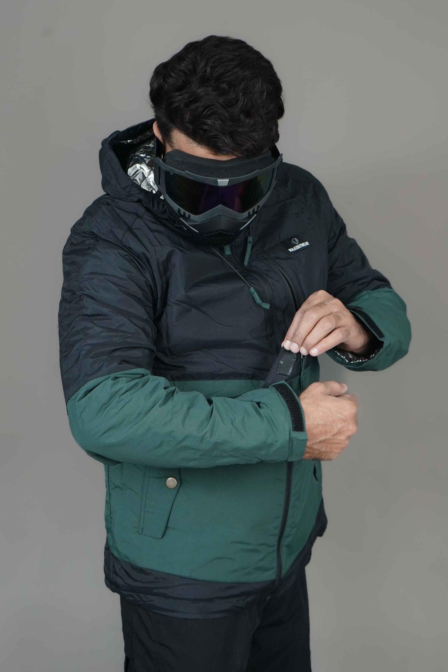 WHO-JACKET-10 ST-02 BLACK GREEN