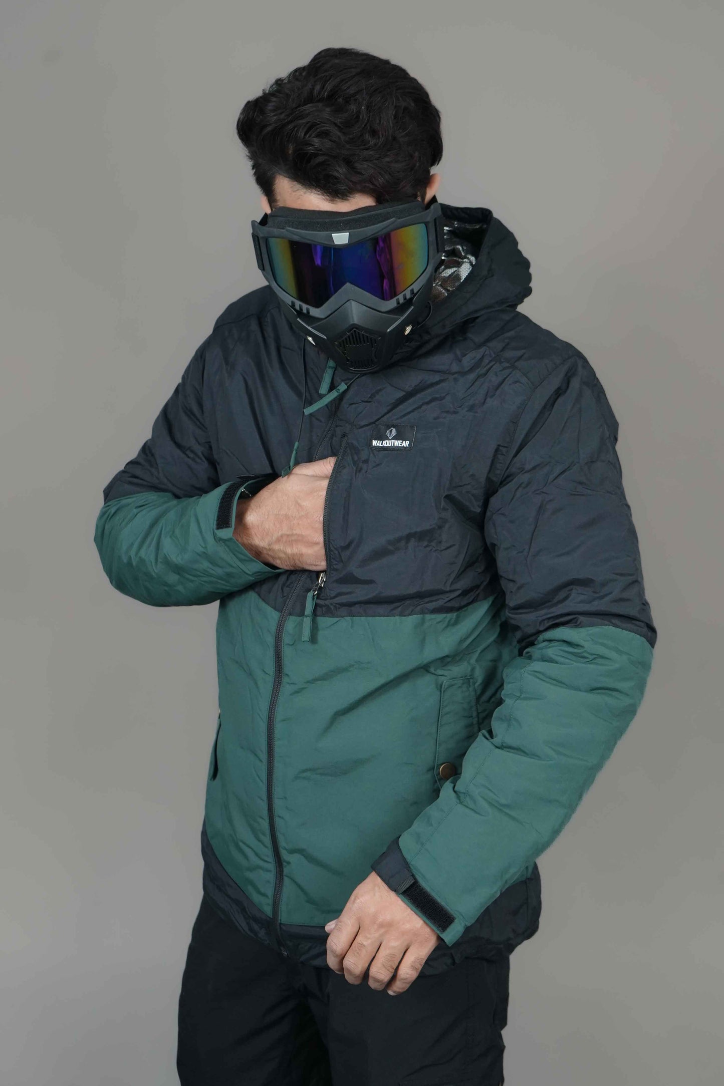 WHO-JACKET-10 ST-02 BLACK GREEN