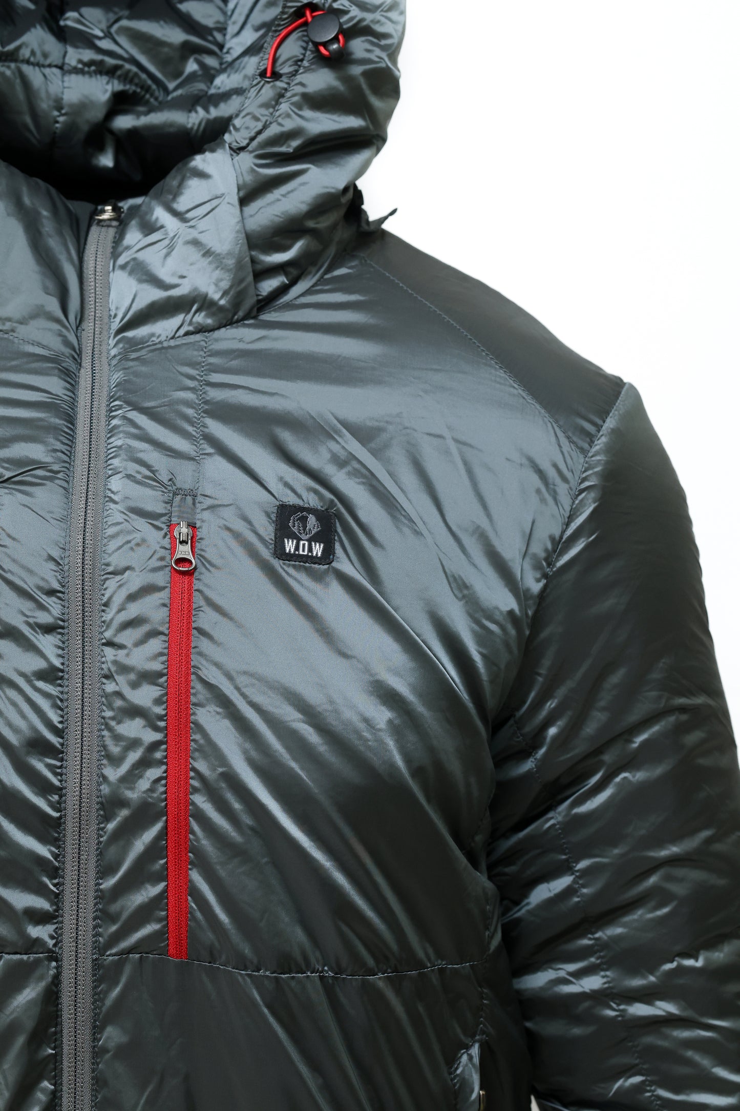 Waterproof Winter Jacket for Men – Shining Cell Jacket with Red Zip