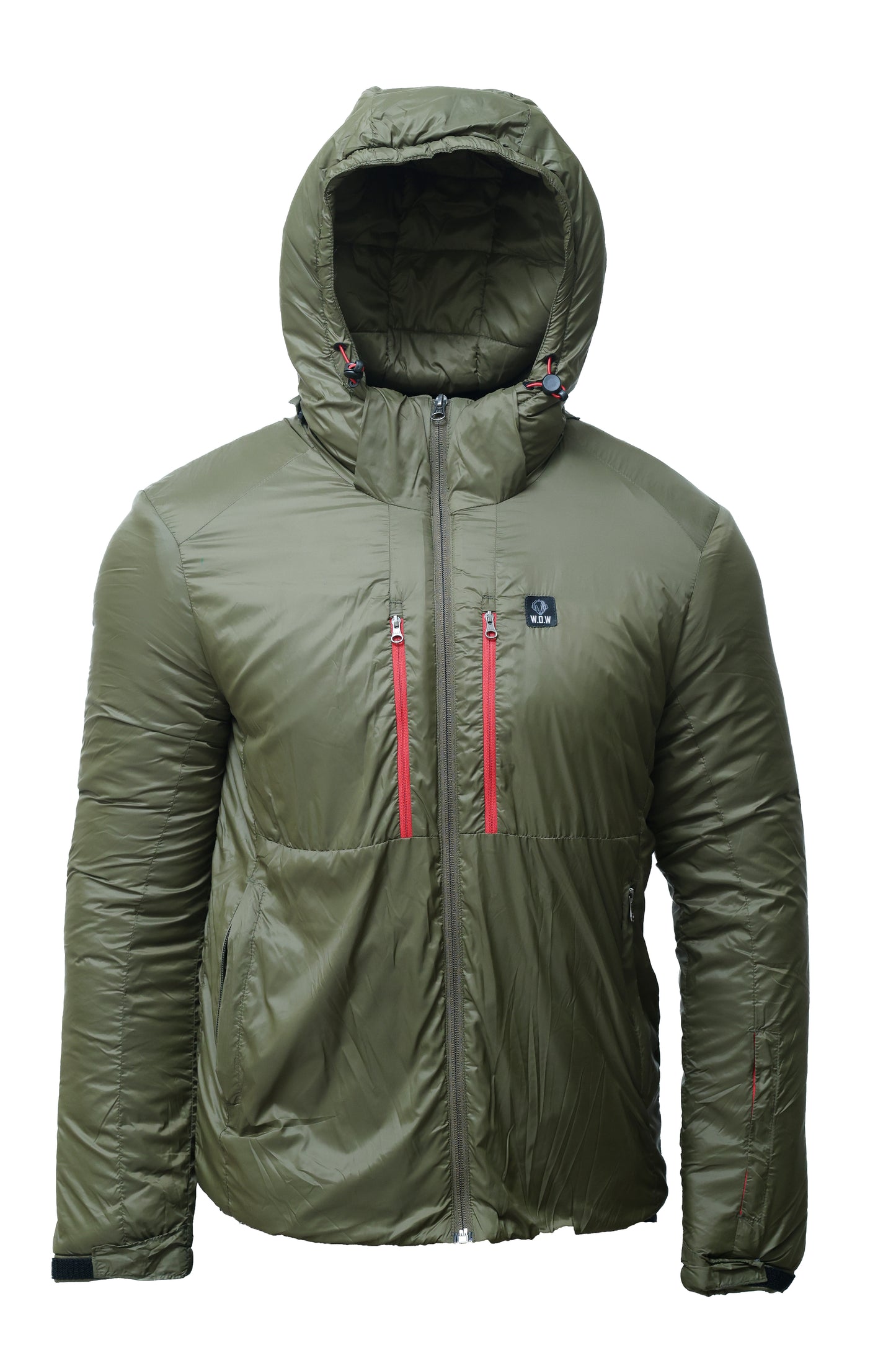 Waterproof Winter Jacket for Men – Shining Cell Jacket with Red Zip