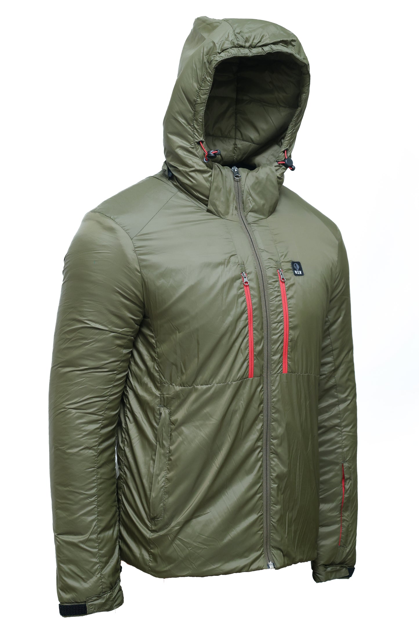 Waterproof Winter Jacket for Men – Shining Cell Jacket with Red Zip