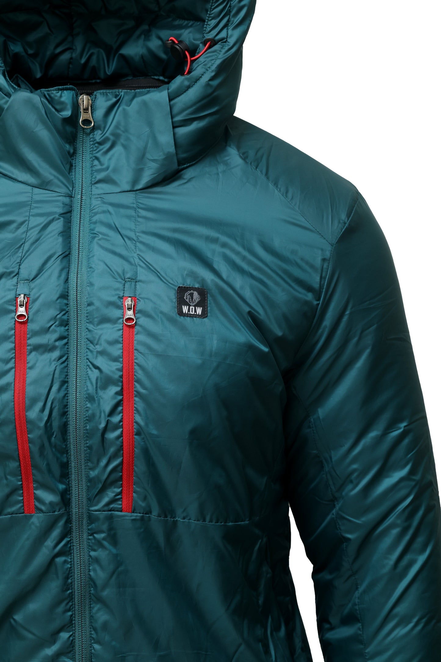 Waterproof Winter Jacket for Men – Shining Cell Jacket with Red Zip