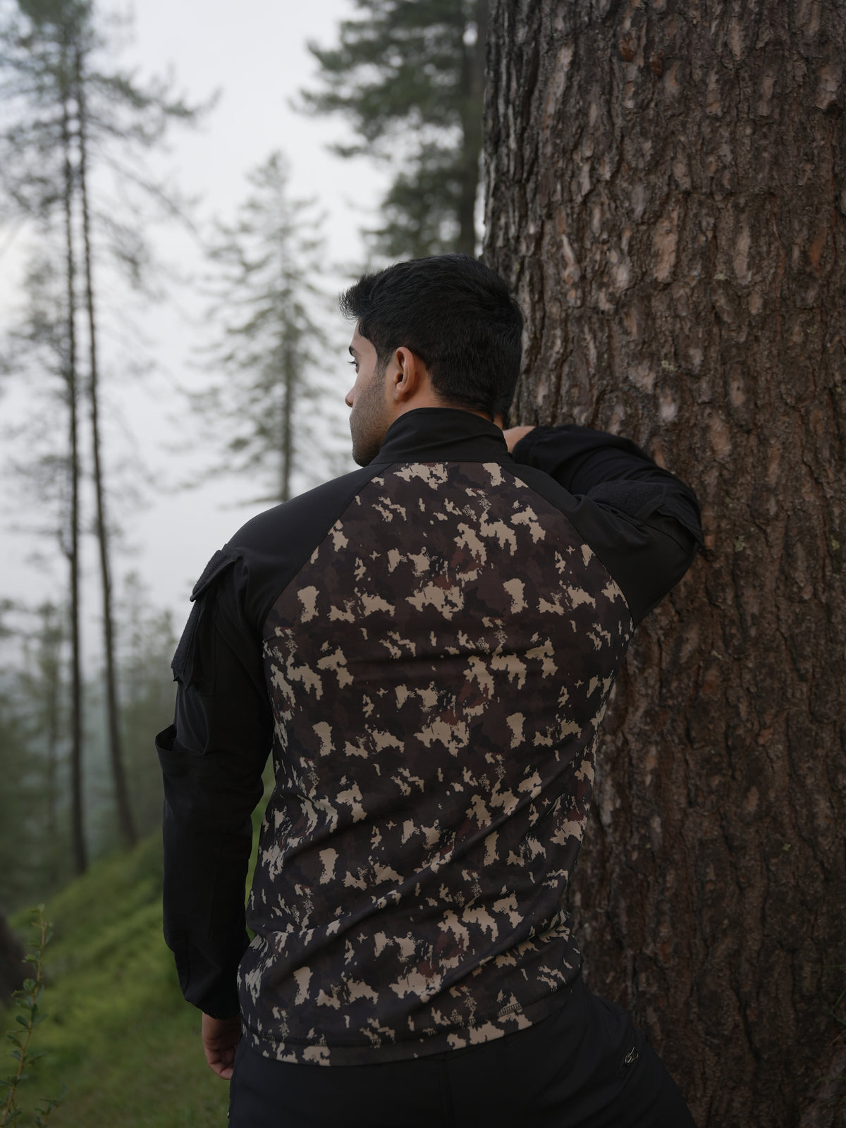 ARMY PRINT BLACK