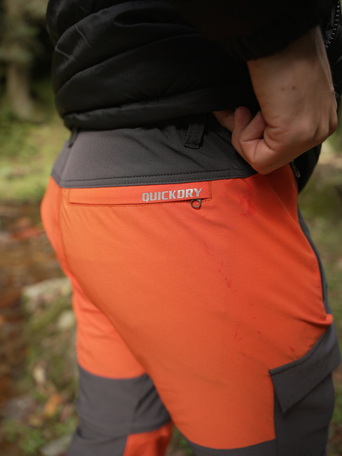 ORANGE-DARK GRAY