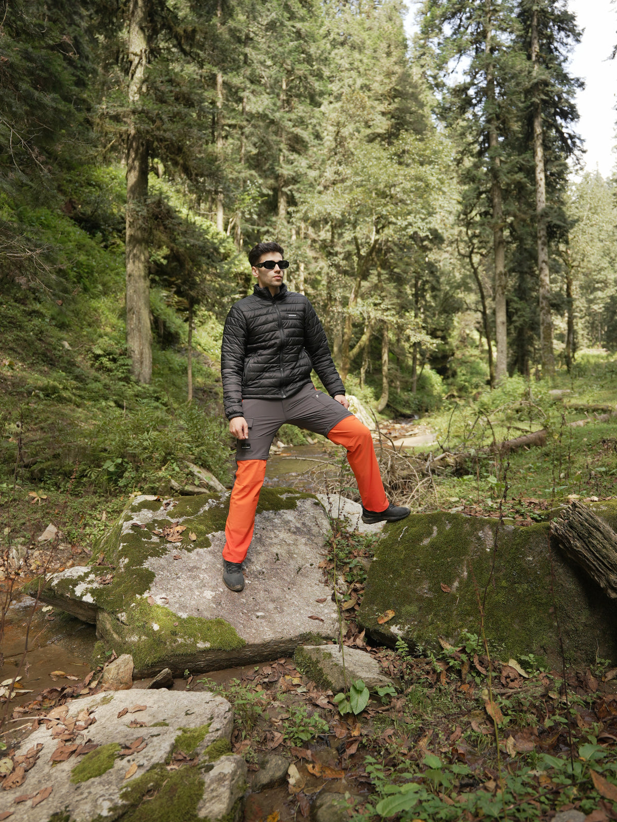 ORANGE-DARK GRAY