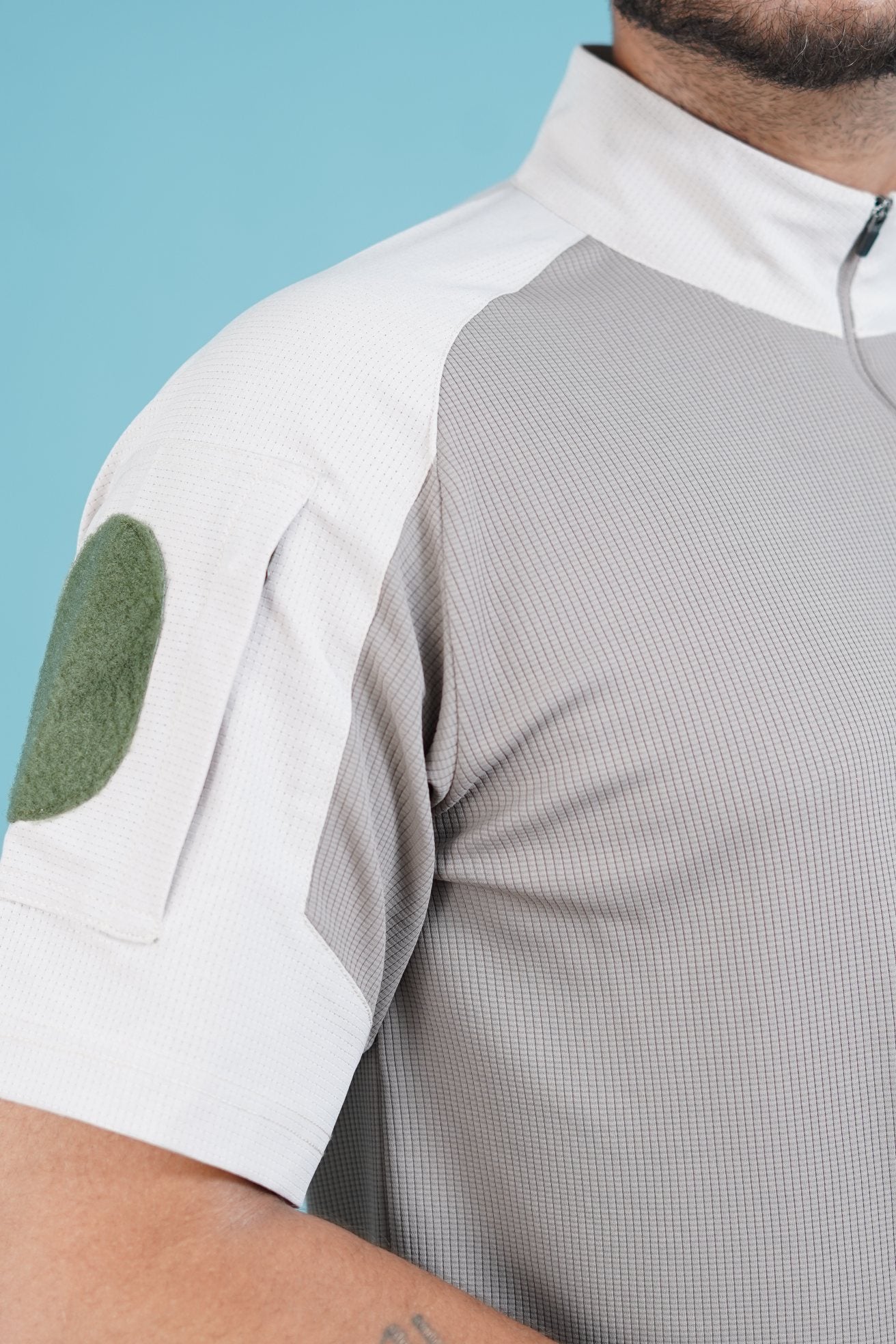 WOW MEN'S STYLISH HALF SLEEVE TACTICAL AEROGRID T-SHIRT ST-05