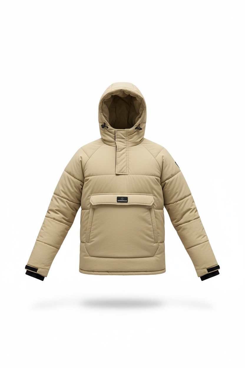 Cloud Hood Jacket – Korean Style Winter Puffer Jacket with High-Warmth Insulation & Oversized Pocket