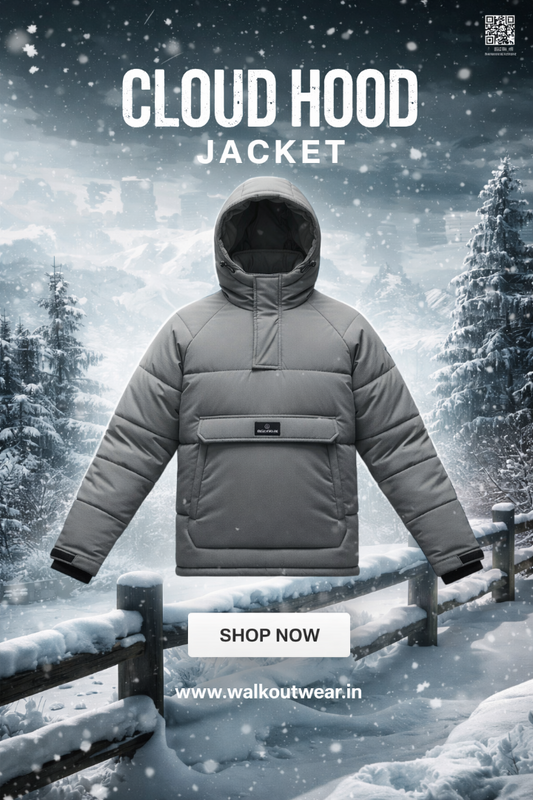 Cloud Hood Jacket – Korean Style Winter Puffer Jacket with High-Warmth Insulation & Oversized Pocket