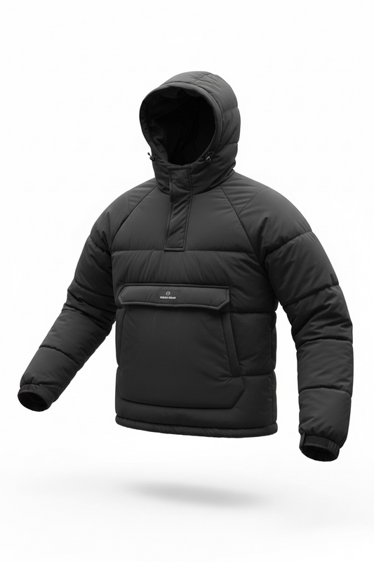 Cloud Hood Jacket – Korean Style Winter Puffer Jacket with High-Warmth Insulation & Oversized Pocket
