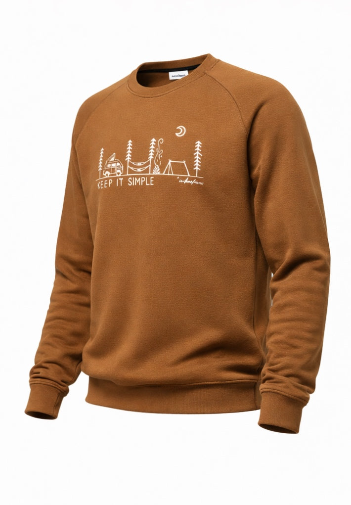 “Keep It Simple” Cotton Sweatshirt – Warm, Soft & Comfortable