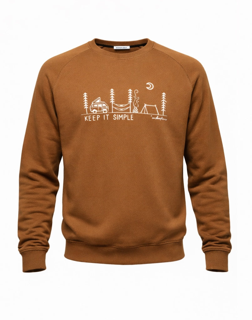 “Keep It Simple” Cotton Sweatshirt – Warm, Soft & Comfortable