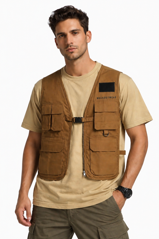 Tactical Utility Attached Vest T-Shir T1