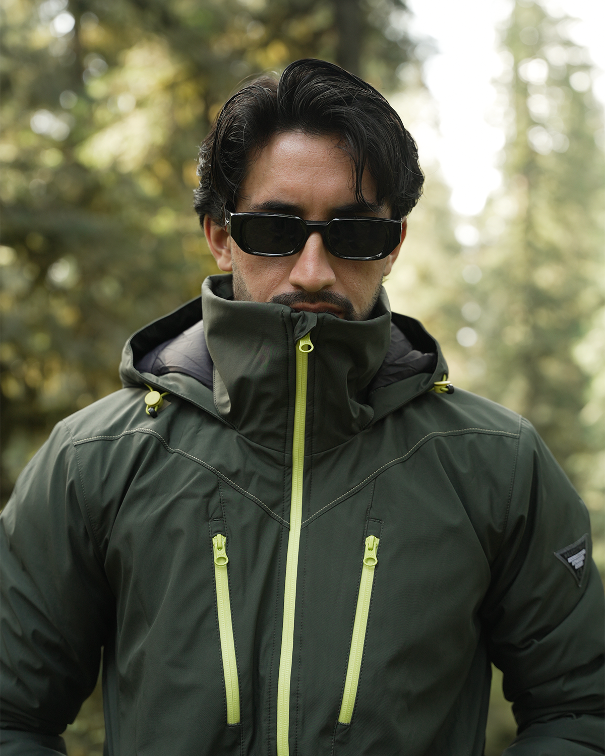 DARK OLIVE - NEON ZIP