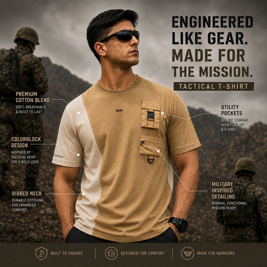 Tactical Tshirt-T2 BEIGE.BEIGE